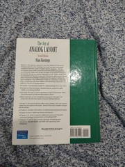 Art of Analog Layout by Alan Hastings (2005, Trade Paperback)