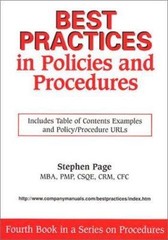 Best Practices in Policies and Procedures by Stephen B. Page (Perfect)