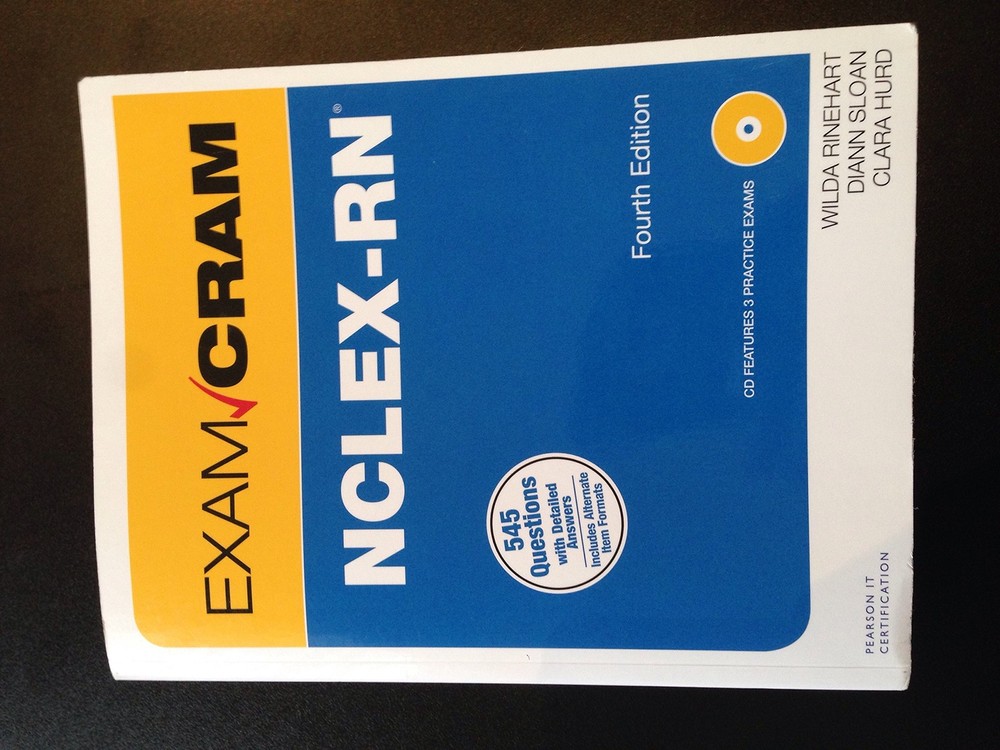 NCLEX-RN Exam Cram – paperback Rinehart, Wilda|Hurd, Clara|Sloan, Diann