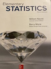 Loose Leaf Version for Elementary Statistics by Barry Monk and William Navidi…