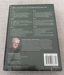 The Great Courses HOW TO LOOK AT AND UNDERSTAND GREAT ART DVD & Guidebook New