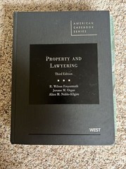 American Casebook Ser.: Property and Lawyering, 3d by Jerome Organ, R….