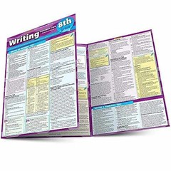 Writing Common Core 8Th Grade (Quick – Cards, by BarCharts Inc. – Very Good