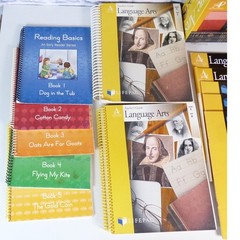 Alpha Omega LIFEPAC Language Arts Grade 1 Home School Curriculum Kit 17 Books