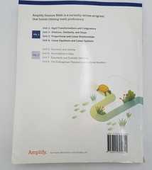 Amplify Desmos Math California Student Edition: 8 Volume 1-9798891805620