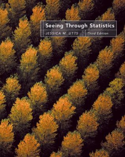 Seeing Through Statistics Paperback Jessica M. Utts
