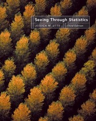 Seeing Through Statistics Paperback Jessica M. Utts