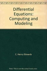 Differential Equations: Computing – Hardcover, by C. Henry Edwards – Very Good