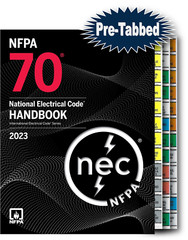 Highlighted & Tabbed NFPA 70 2023 NEC Handbook – Professionally Tabbed