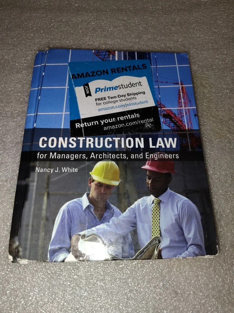 Construction Law White Managers Architects Engineers Delmar Cengage