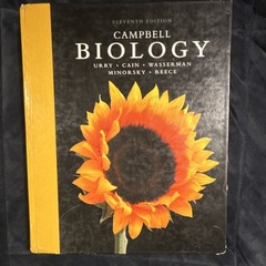 Campbell Biology 11th Edition Hardcover 2017 Pearson Urry Cain Reece