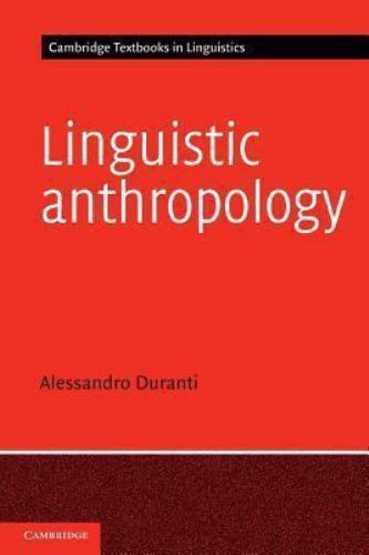 Linguistic Anthropology; Cambridge- 9780521449939, Alessandro Duranti, paperback