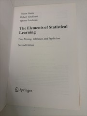 Springer Series in Statistics Ser.: Elements of Statistical Learning : Data…