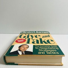 Give and Take Chester L Karrass Hardcover Negotiation Business Strategies