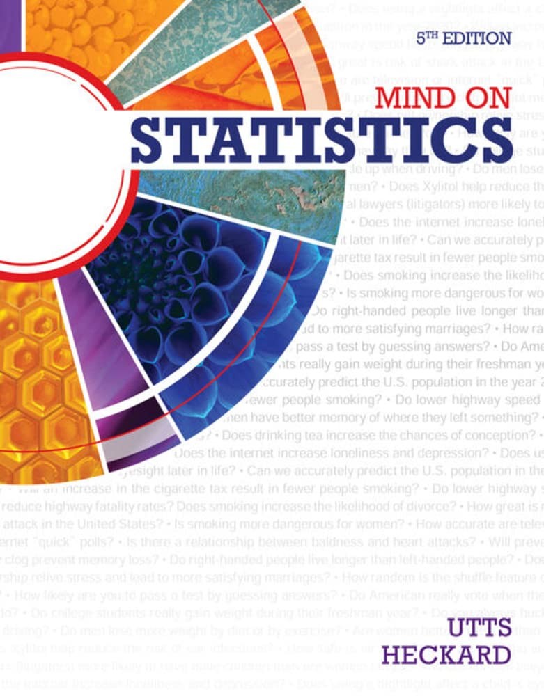 Student Solutions Manual for Utts/Heckard’s Mind on Statistics, 5th Edition …