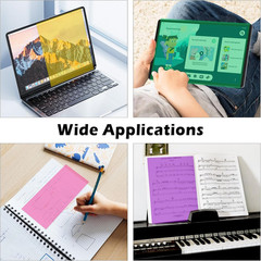 14 Pieces 11IN x 8.5IN Colored Overlays for Dyslexia, Dyslexia Reading Sheets, C