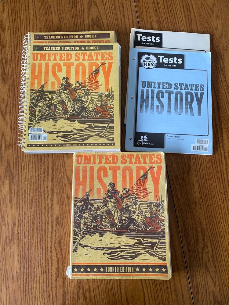 Bob Jones University BJU United States History Set with Tests and Answer Key
