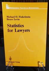 Statistics for Lawyers by Michael O. Finkelstein (English) Paperback 1st Ed 1990