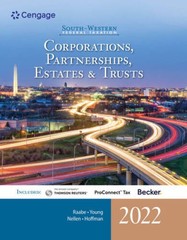 South-Western Federal Taxation 2022: Corporations, Partnerships, Est – VERY GOOD