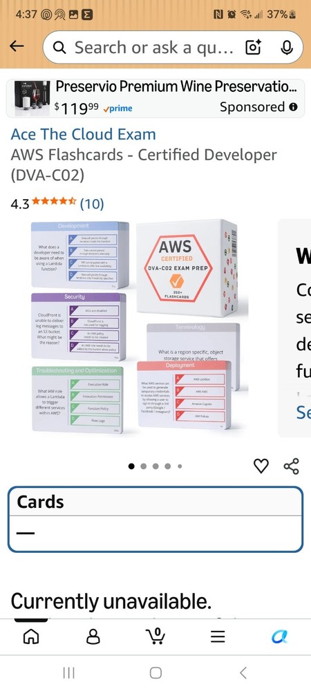 AWS Flashcards – Certified Developer (DVA-C02)