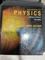 Fundamentals of Physics by Walker, Halliday & Resnick Hardcover HB 10th Edition