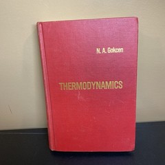 Thermodynamics by N.A. Gokcen, VTG Hardcover Text 1975, Techscience Inc Physics