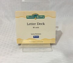 SAXON PHONICS & SPELLING / LETTER DECK / 80 CARDS / GRADE 2