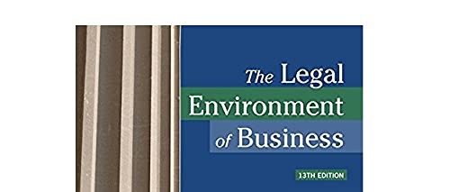 The Legal Environment of Business (MindT…, Al Ringleb