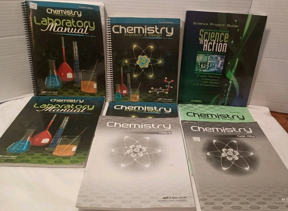 Abeka Chemistry Precision and Design, 3rd Edition, Student & Teacher Books
