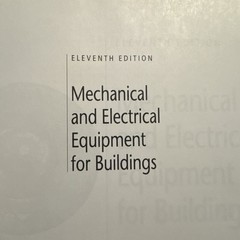 Mechanical and Electrical Equipment for Buildings by Alison G. Kwok, Benjamin…