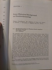 Methods of Dendrochronology Applications in the Environmental Sciences H/C 1990