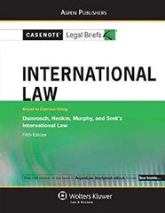 International Law : Damrosch Henkin Murphy and Smit’s Internation