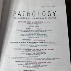 Pathology Implications for the Physical Therapist 4th Ed Goodman Fuller Elsevier