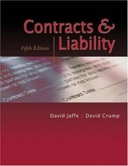 Contracts And Liability – 9780867185584, David Jaffe, paperback