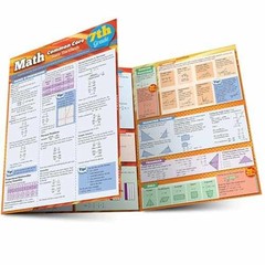Math Common Core 7Th Grade – Pamphlet, by BarCharts Inc. – Very Good