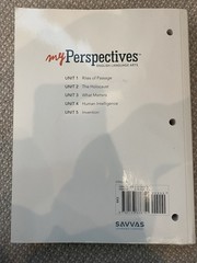 Savvas Learning Company myPerspectives English Language Arts Grade 8 Textbook