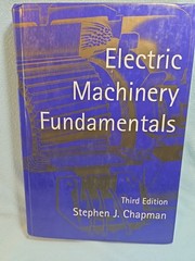 Electric Machinery Fundamentals Hardcover Stephen J. Chapman Third Edition