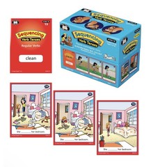 Super Duper Publications: Sequencing Verb Tenses #CRD-78 Flashcards NEW sealed