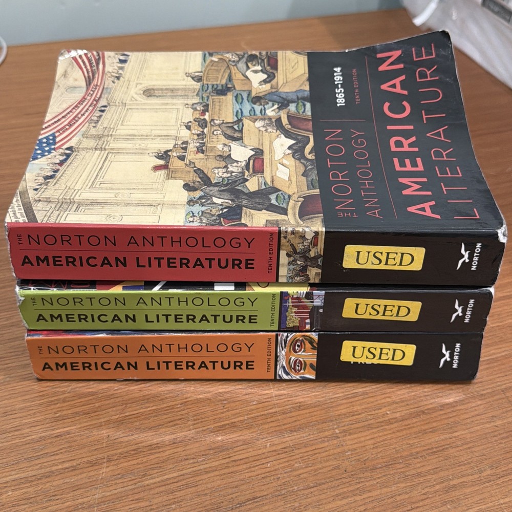 The Norton Anthology of American 10th Edition Paperback -Used