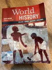 World History, Volume 1: To 1800 – Paperback By Duiker, William J. -*Like new