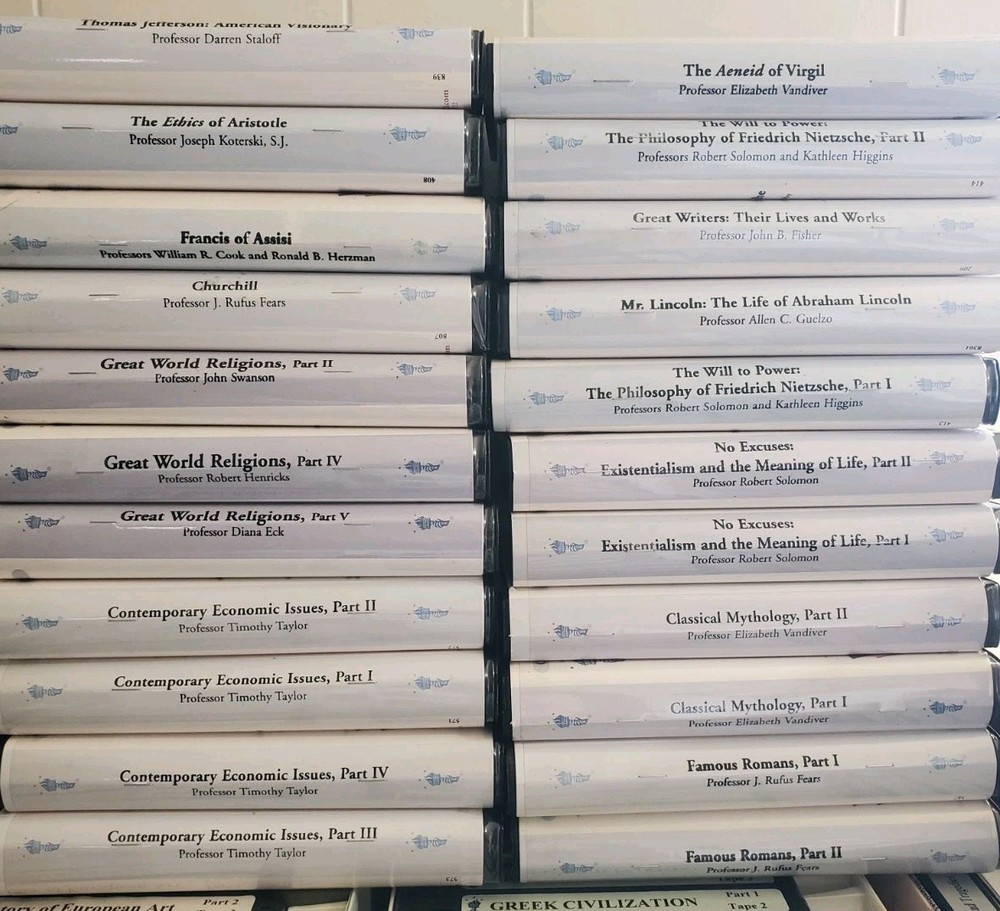 22 Misc Cassette Boxsets The Great Courses THE TEACHING COMPANY