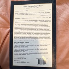 Family Therapy Sourcebook Second Edition Paperback Piercy Sprenkle Guilford