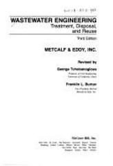 Wastewater Engineering : Treatment, Disposal and Reuse Hardcover