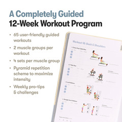 The Bodyweight Home Workout Journal. Your personal trainer for at-home workouts.
