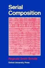 Serial Composition by Reginald Smith Brindle (1968, Uk-Trade Paper)