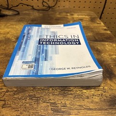 Mindtap Course List Ser.: Ethics in Information Technology by George Reynolds…