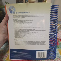 ICD-10-CM Code Book 2024 Medical Coding AHIMA Anne Casto Guide Spiral Bound
