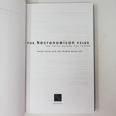 Necronomicon Files by Daniel Harms & John Wisdom Gonce SIGNED, 1st Edition, HCDJ