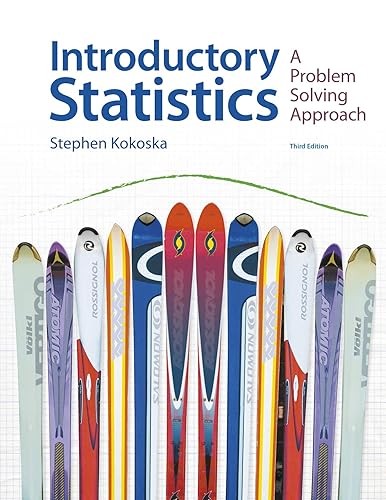 Introductory Statistics: A Problem-Solving Approach