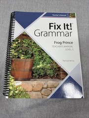 Fix It! Grammar Level 3-5 [Teacher’s Manual] 4th Edition (Lot 3)